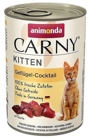 no pork Animonda Cat Carny Kitten Poultry Cocktail 12x400g