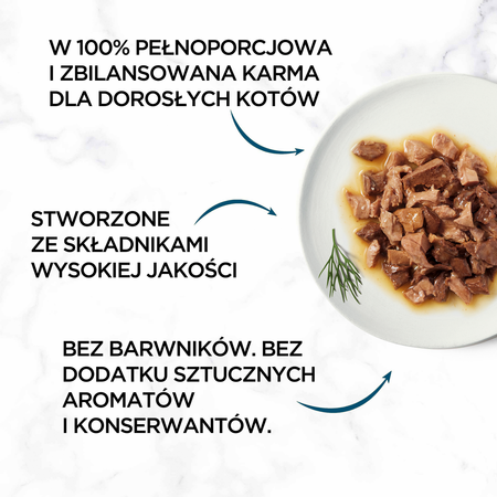 GOURMET Perle food for adult cats Meat Duet 4x85g