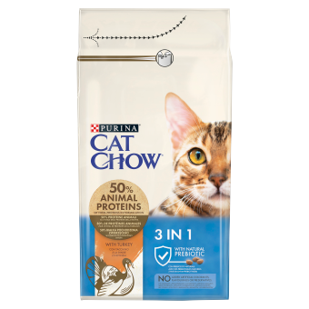 no pork Purina Cat Chow Special Care 3w1 1.5kg