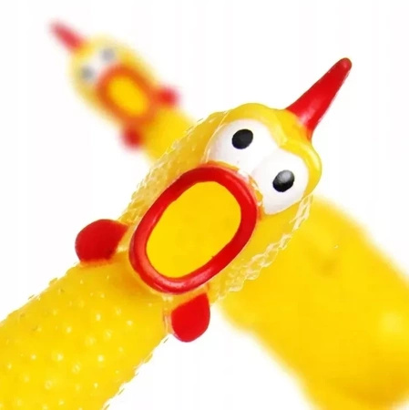 Dog toy rubber chicken with sound 30cm