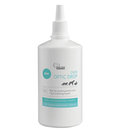 Over Zoo Optic Drop eye wash for dogs 130ml 