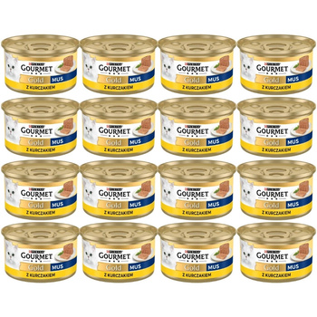 Purina Gourmet Gold Mousse with Chicken 72x85g