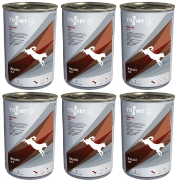 no pork TROVET HLD Hepatic for Dogs Can 6x400g