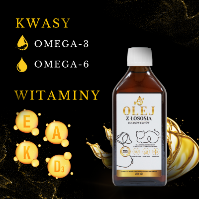 Lab-V 100% Salmon Oil for Dogs and Cats of All Ages 500ml Cold-pressed