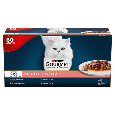 Purina Gourmet Perle Cat Food 60x85g
