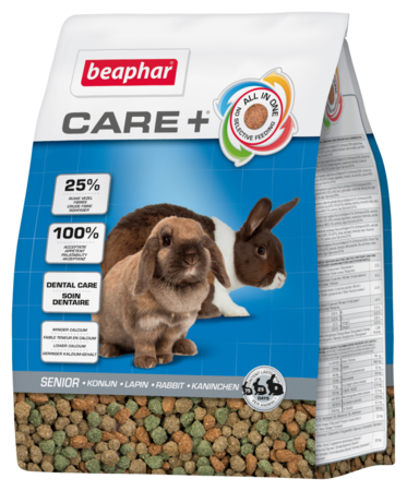 BEAPHAR Care+ Rabbit Senior Super Premium Feed for Senior Rabbits 1.5kg