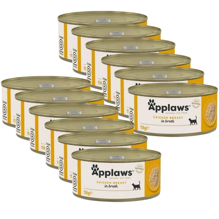 APPLAWS Chicken Breast With Cheese In Broth Tin 12x156g